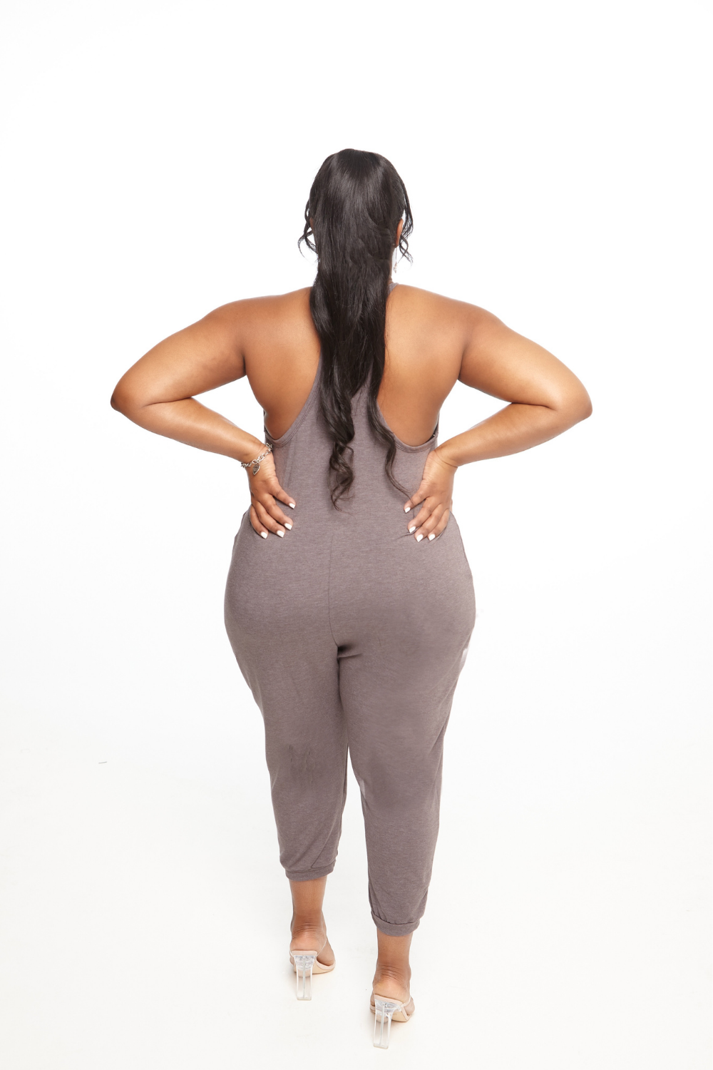 On the Run Jumpsuit - Chocolate