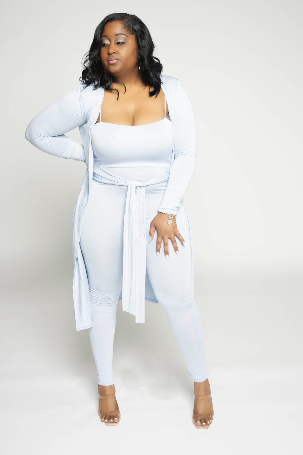Casual Slay Set - Baby Blue