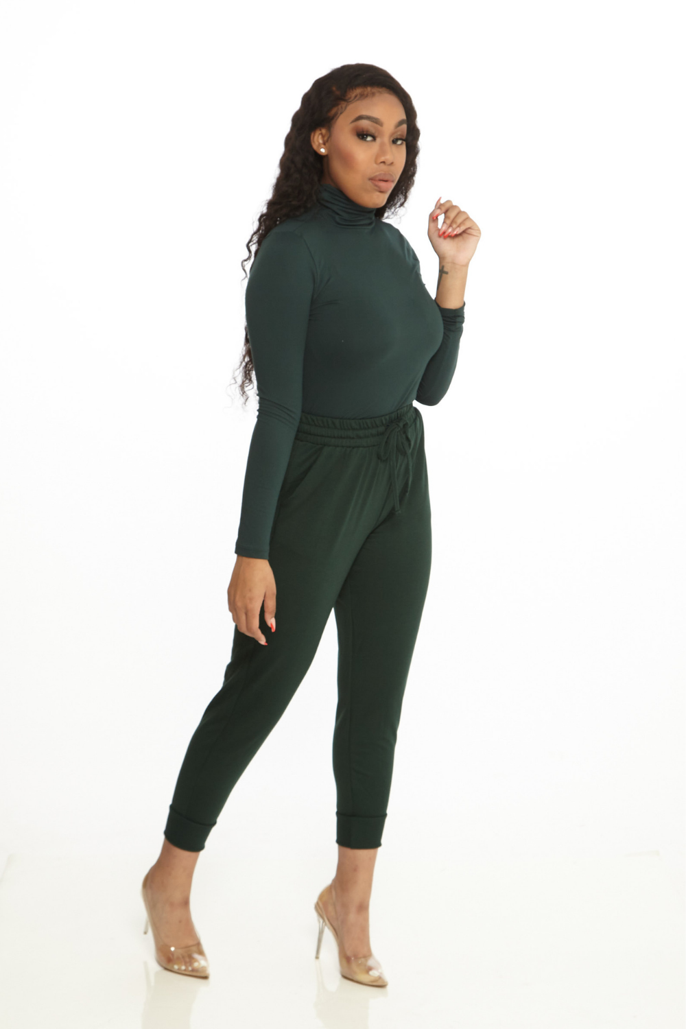 Monochrome Slay Set - Hunter Green