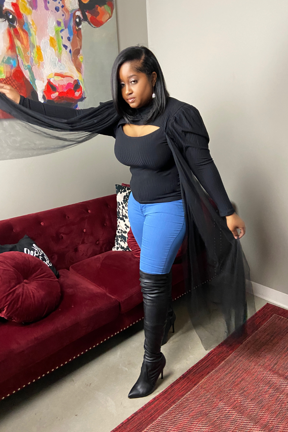 Tulle Trap Top