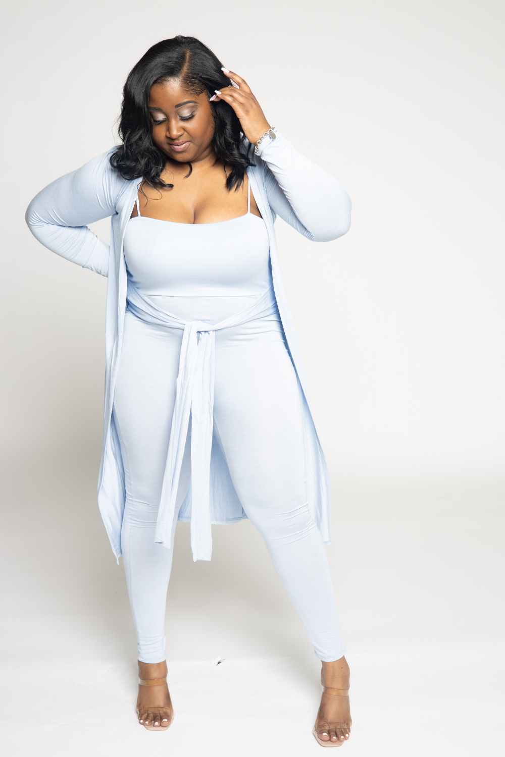 Casual Slay Set - Baby Blue