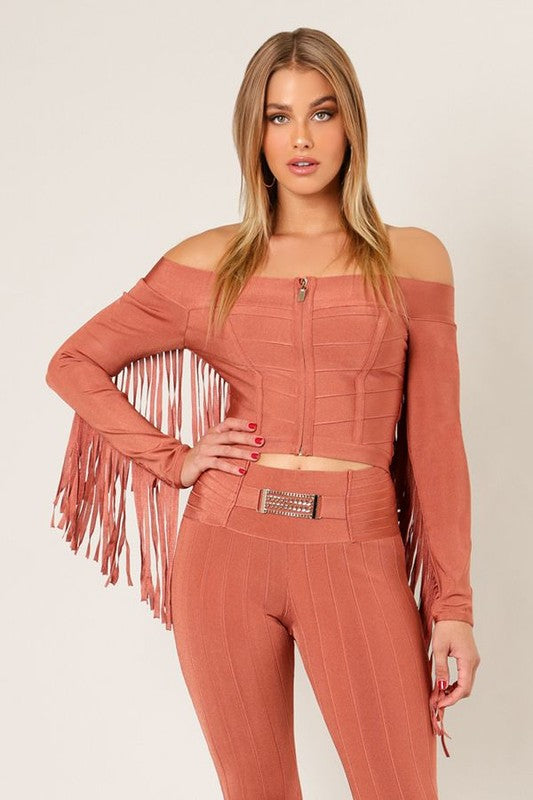 Sashay Fringe Jacket