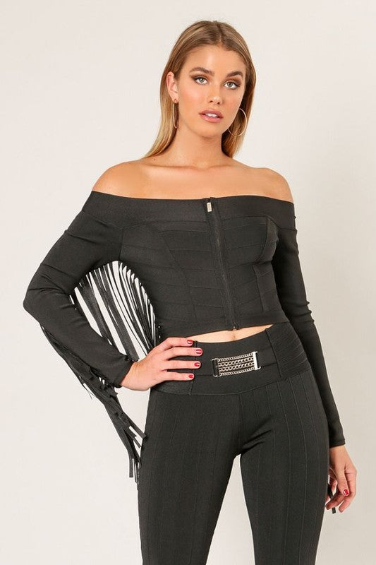 Sashay Fringe Jacket