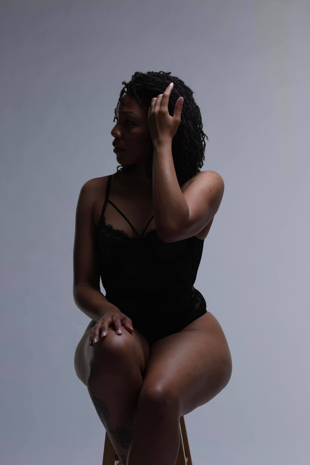 Noir Lace Teddy