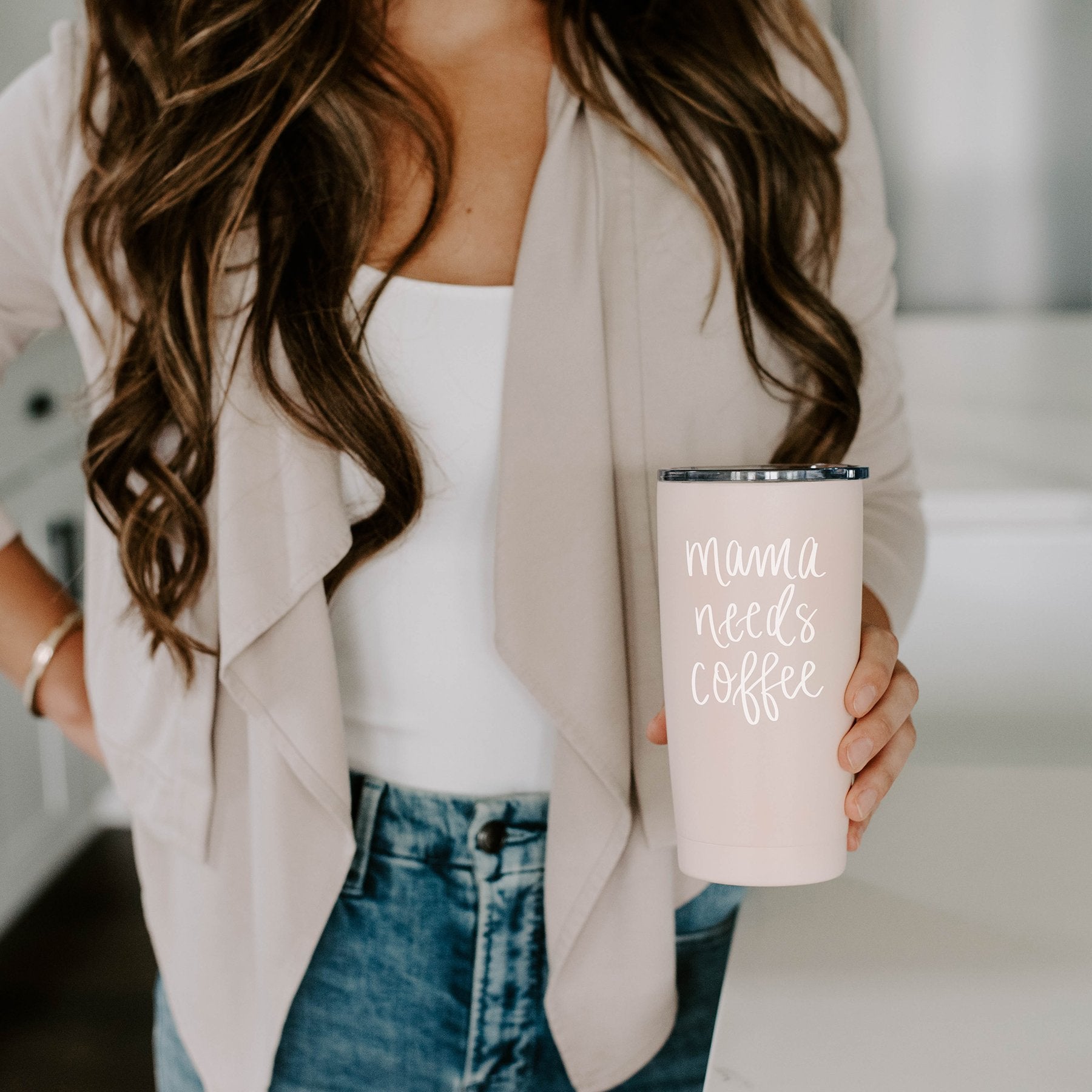 Mama Needs Coffee Travel Mug