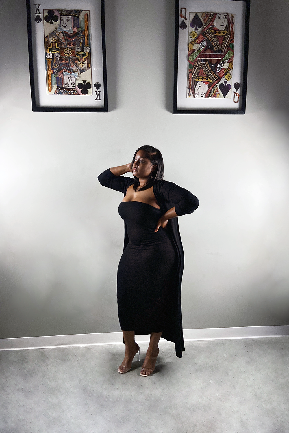 Noir Mami Dress Set