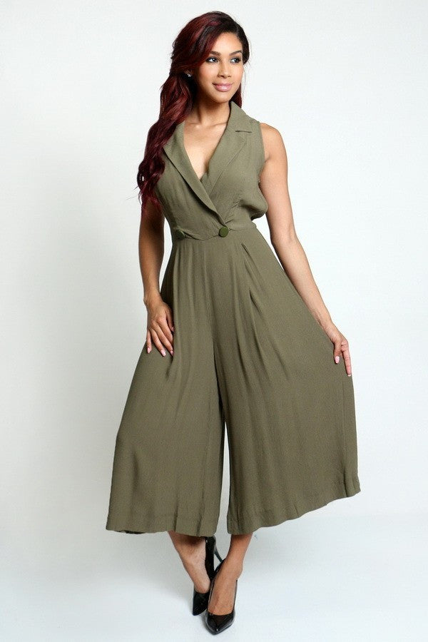 Cover Girl Culottes Jumpsuit